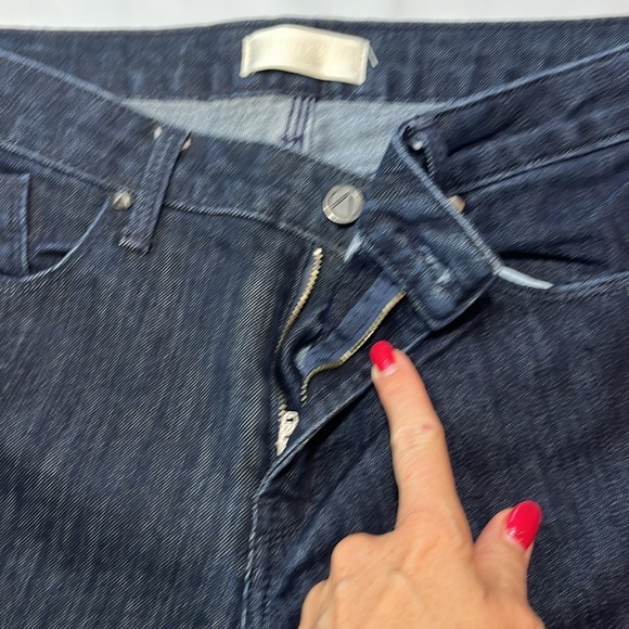 ARISTOCRAT Kent dark BLUE Denim Jeans women’s 31 COTTON blend straight, 9” rise - Picture 9 of 15